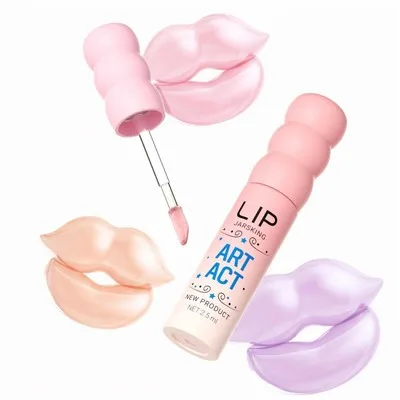 2.5ml Mini Lip Gloss Container Plastic Lip Gloss Tube With Brush Refillable Packaging best