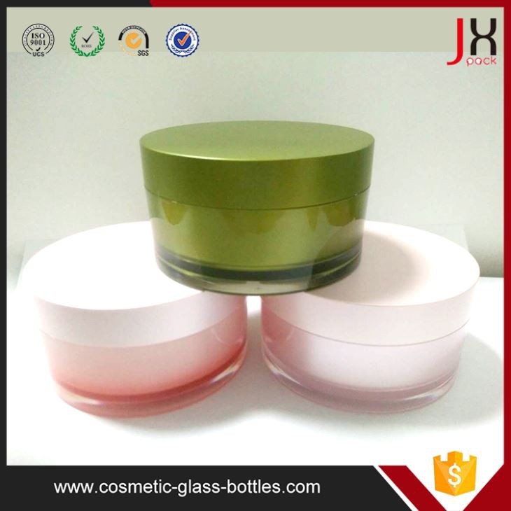 رنگارنگ 100ml 100 گرم اکریلیک بزرگ خالی کوزه/زیبایی پلاستیک شیشه فروشی