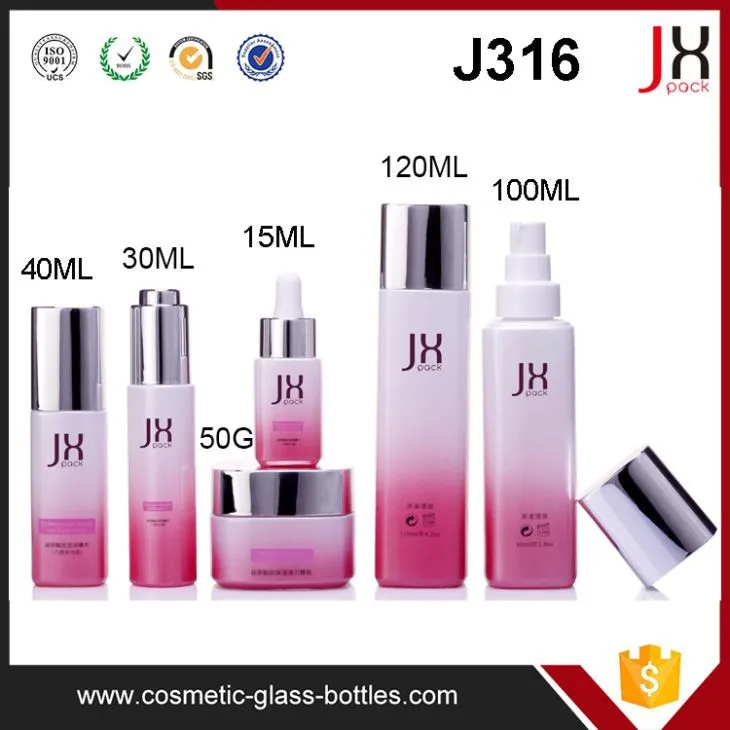 Manufacturers Cosmetic Bottle/Packaging/Luxury Skincare Serum/Cream Spray Dropper Cosmetic Glass Bottle Packaging Container
