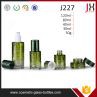 Essence Oil And Facial Cream Container Glass Cosmetic Bottle And Jar Set