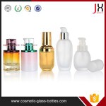 30ml 50ml Clear Empty Glass Dropper Bottle Lotion Pump Packaging Foundation Bottle Wholesale