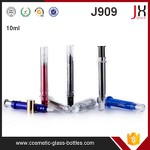 Clear/White/Gold/Blue Plastic Airless Syringes For Cosmetic 5ml 10ml 15ml 20ml Airless Syringes Cosmetic Bottles Needle Bottle