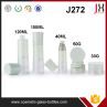 White Lotion Bottle Cream Jar Glass Bottle Set For Cosmetic Packaging 30g 50g 40ml 100ml