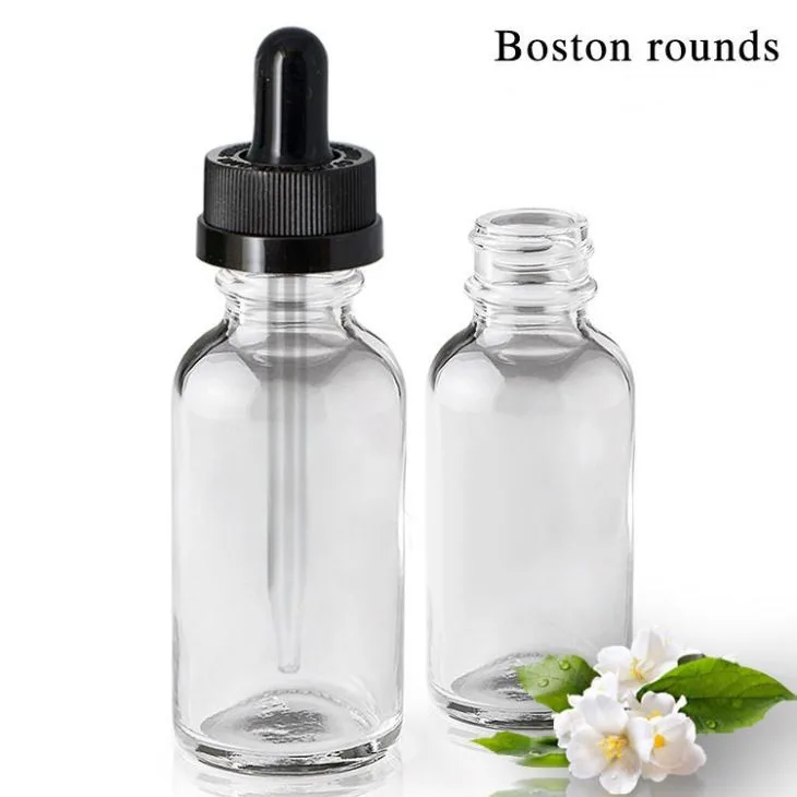 Boston Bottle Round With Dropper