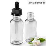 Boston Bottle Round With Dropper
