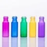 Colorful Glass Vial With Steel Ball Bottle