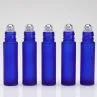 Roll On Bottle With Stainless Steel Roller Ball Blue