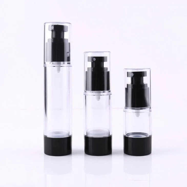 100ml Cosmetic Black Airless Pump Bottle