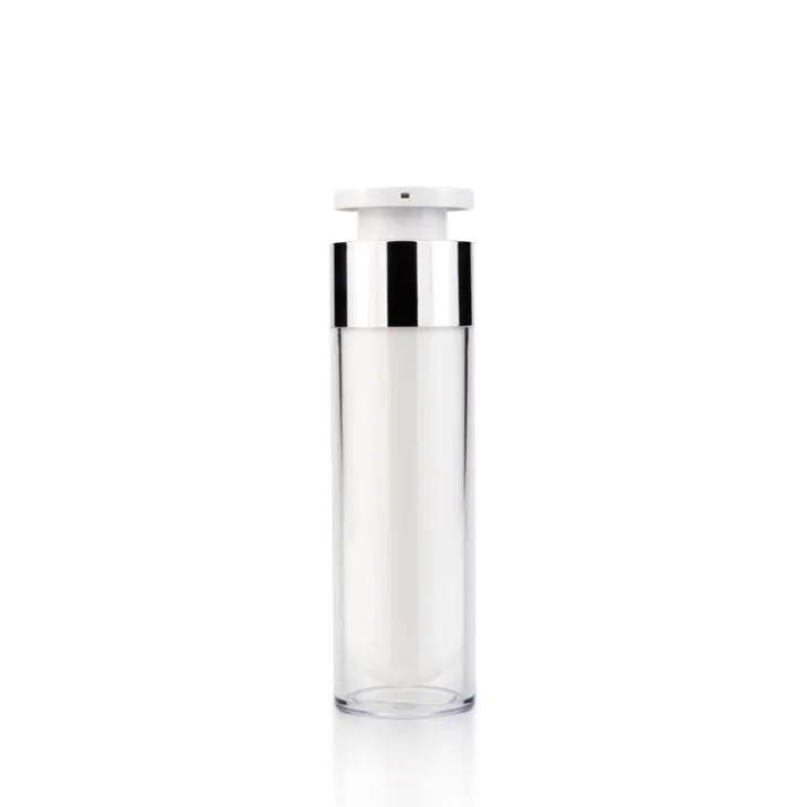15ml 30ml 50ml White Acrylic Airless Vacuum Pump Bottle
