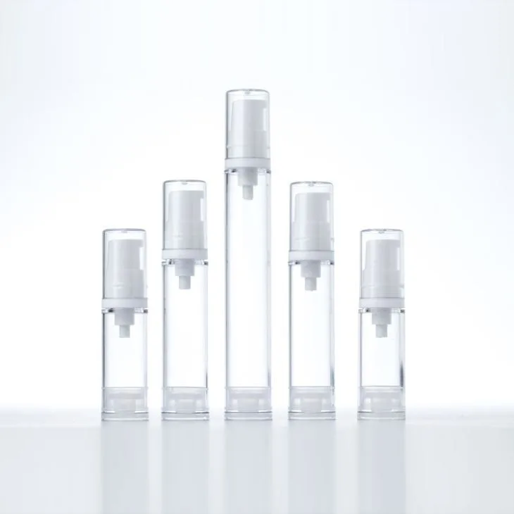 15ml White Airless Pump Bottle