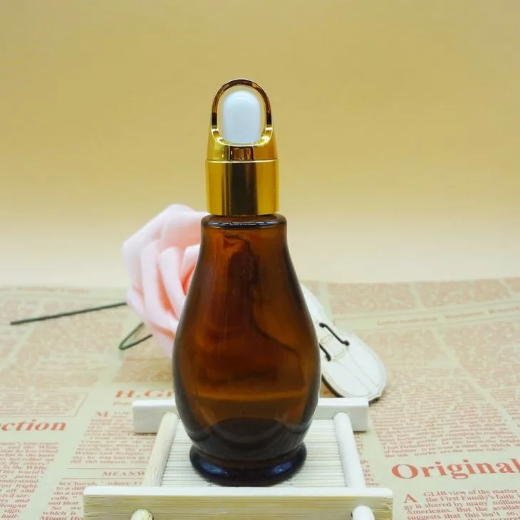 30ml 50ml Wholesale Clear Amber Glass Bottle Dropper Bottle