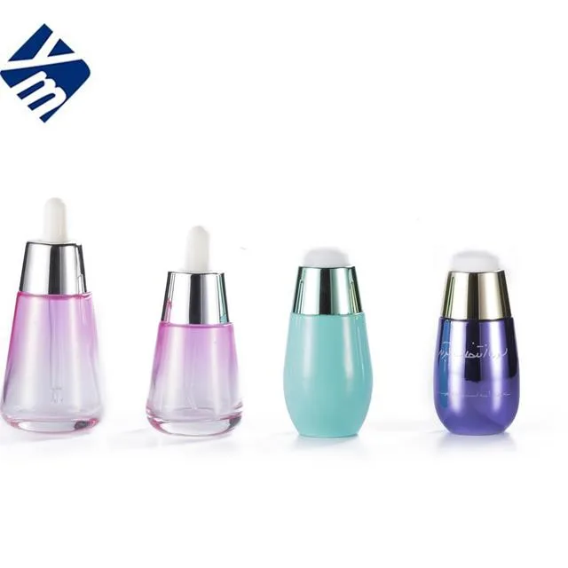 Cosmetic Serum Glass Bottle Essential Oil Dropper Bottle