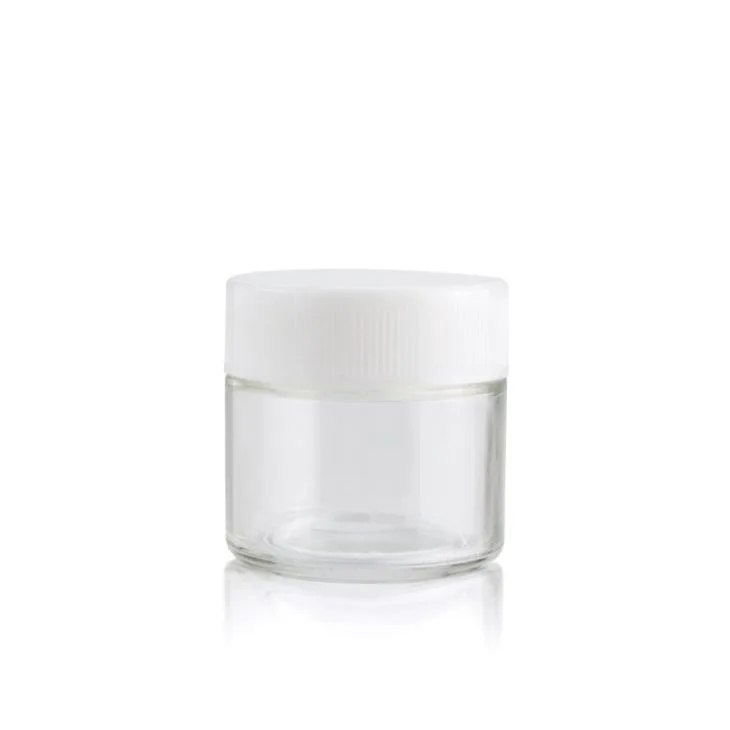 2oz Glass Jar With Childproof Cap