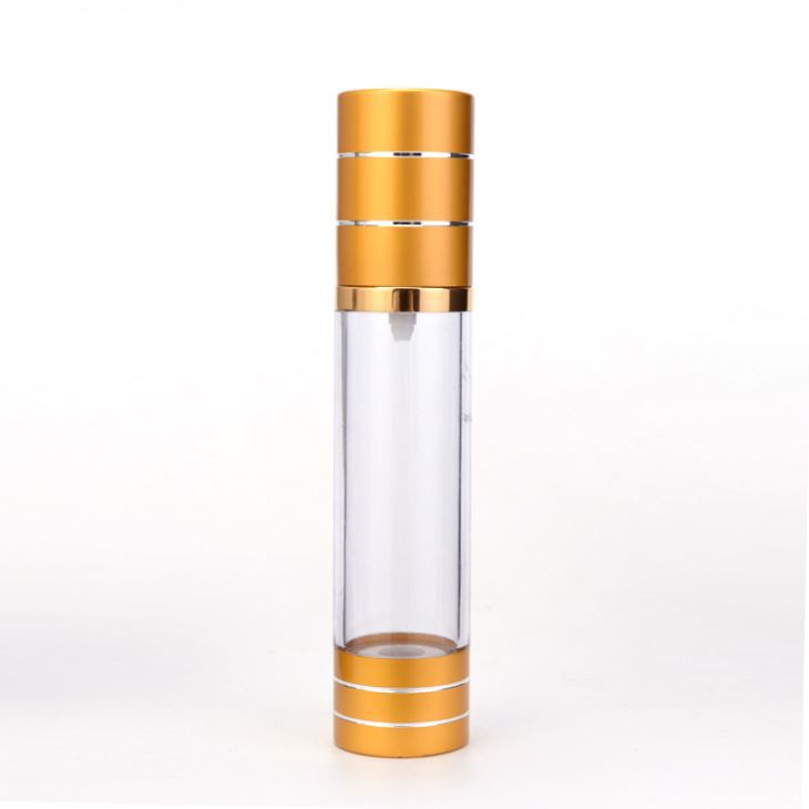 30ml Gold Airless Pump Cosmetic Bottle