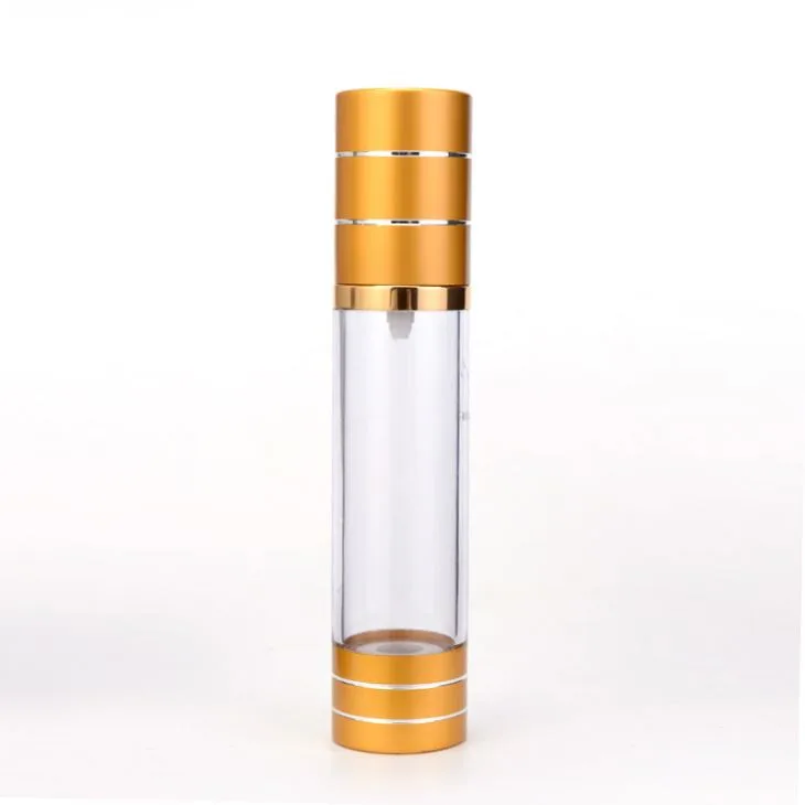 30ml Gold Airless Pump Cosmetic Bottle