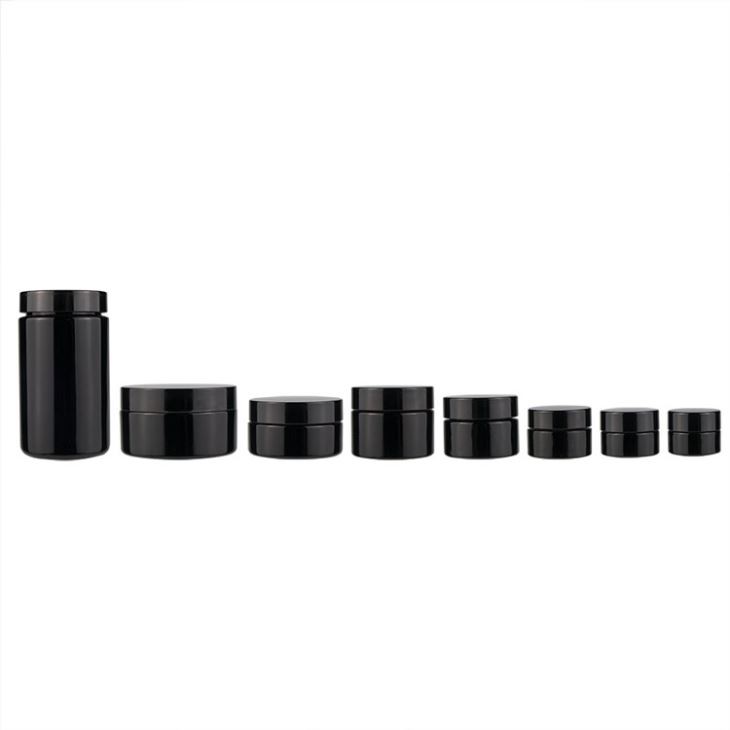 5 10 15 30 50 60 100 200 g Dark Violet Glass Stash Jar For Dry Herb