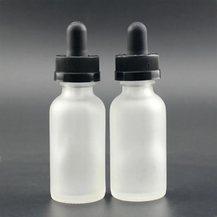 60ml Childproof Cap Boston Glass Round Dropper Bottle