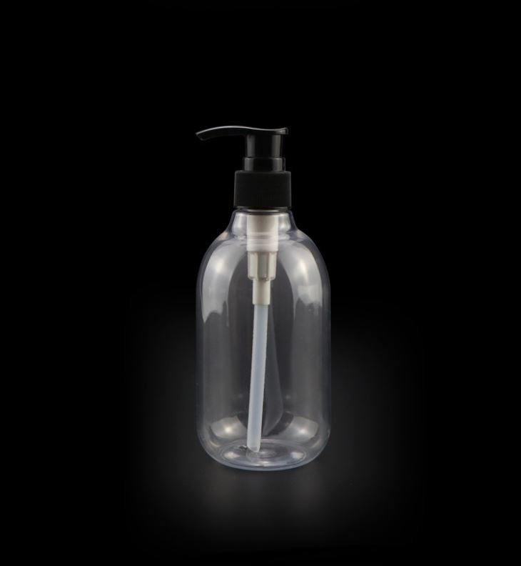 Επίπεδη στρογγυλή 200ml 220ml 230ml 400ml Μεγάλο Pet Πλαστικό Μπουκάλι με Αντλία