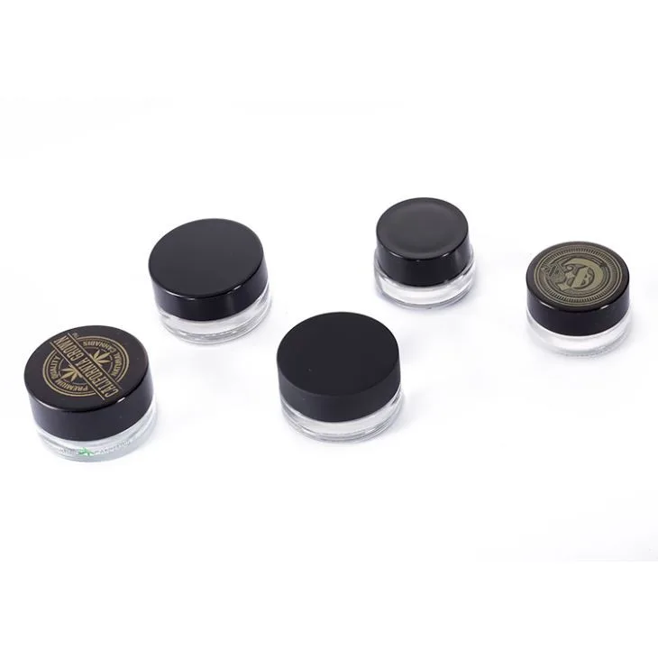 High Quality Clear Glass Jars With Childproof Lid