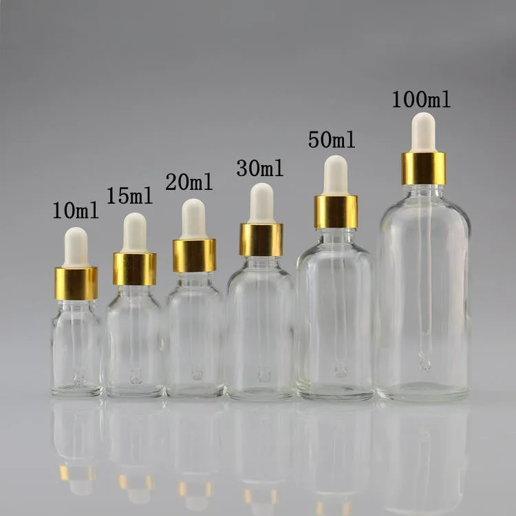¿Cuál es la capacidad de las botellas de aceites esenciales comunes?