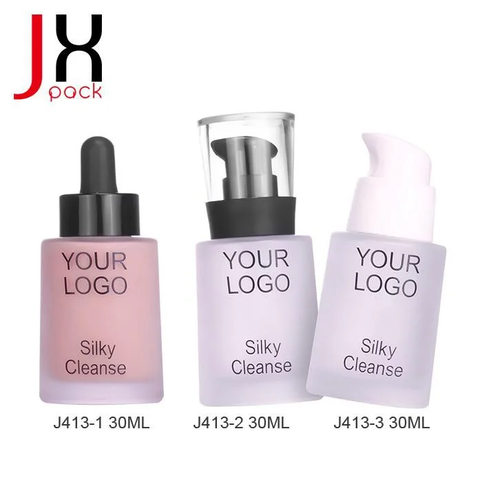 Custom Logo Liquid Foundation 30ml Glass Bottles