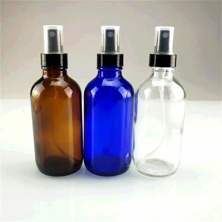 2 Oz Botol Dengan Sprayer Mist Spray Hitam Sesuai Untuk Campuran Minyak Essen...