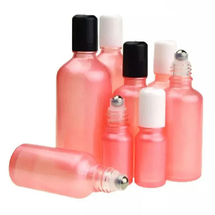 10ml 20ml 30ml Dijual Hot Pink Botol Kaca Roll On