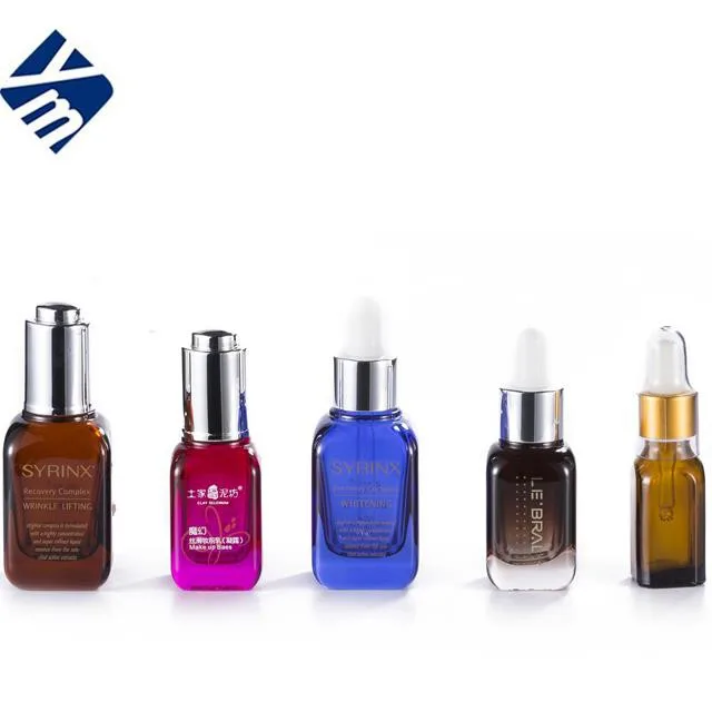 30ml 50ml Συσκευασία γυάλινης φιάλης με φιάλη από γυαλί
