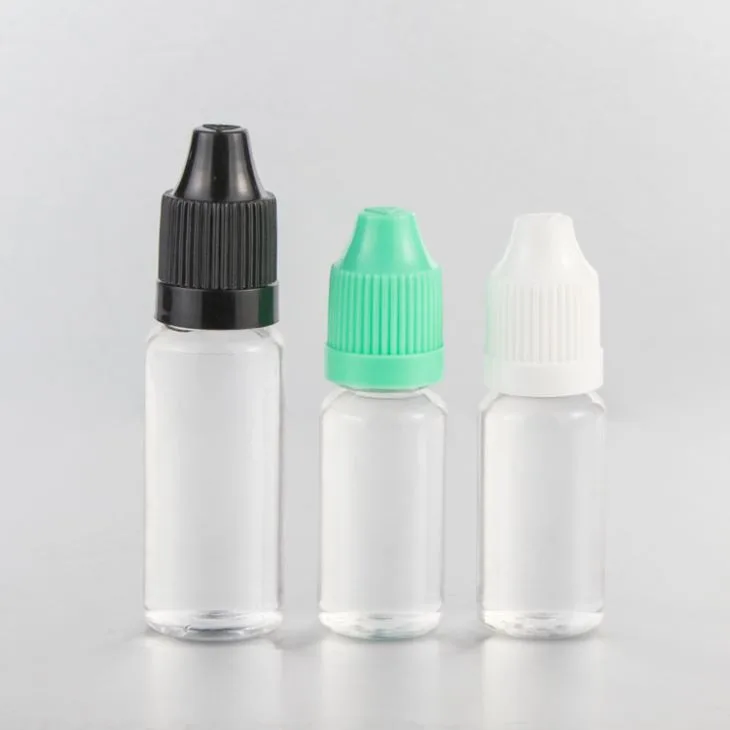 Plastic Dropper Bottle With Tamper Childproof Cap