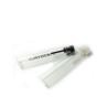 1 2 3 Ml Clear Glass Perfume Vial With Black Plastic Cork