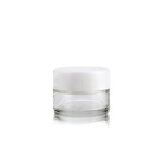 1 Oz Clear Child Resistant Lid Glass Jars
