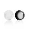 10ml Clear Small Cream Jar With Black Screw Lid