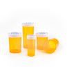 13 16 20 30 60 Dr Push Down And Turn Pill Vials Translucent Cbd Flower Reverse Cap Plastic Bottle