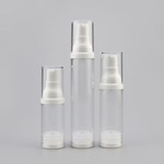 30 Ml 50 Ml Cosmetic Clear Airless Pump Plastic Bottle