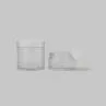 150g 180g 300g Clear Empty Round Plastic Hair Cream Jar