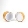 15g 30g 50g Cosmetic Containers Face Lotion Cream Pet Plastic Bamboo Jars With Cap