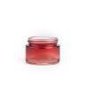 15g 30g 50g Red Face Cream Cosmetic Glass Jar With Spatula