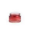 15g 30g 50g Red Face Cream Cosmetic Glass Jar With Spatula