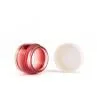 15g 30g 50g Red Face Cream Cosmetic Glass Jar With Spatula