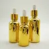 15ml 30ml 50ml 100ml Gold Essential Oil Glass Dropper Bottle With Dropper