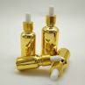 15ml 30ml 50ml 100ml Gold Essential Oil Glass Dropper Bottle With Dropper