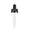 15ml 30ml 50ml Black Rectangle Dropper Bottle With Dropper