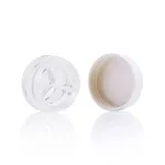 15ml Clear Multi Chamber Lip Balms Glass Jar