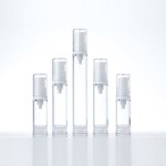 15ml White Airless Pump Bottle