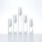 15ml White Airless Pump Bottle