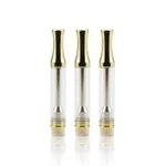 0.5ml 1ml Gold 510 Glass Vape Pen Cartridges