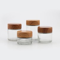 1oz 2oz 3oz 4oz Child Resistant Smell Proof Flower Glass Jars With Lid
