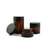 1oz Amber Concentrate Oil Gass Jar With Child Resistant Lid