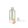 2 Oz 4 Oz Colored Bamboo Lotion Pump Boston Round Glass Bottle