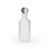 2 Oz 4 Oz Frosted Boston Round Glass Bottles With Aluminum Cap